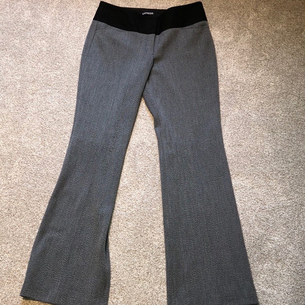 Marled grey and black express editor